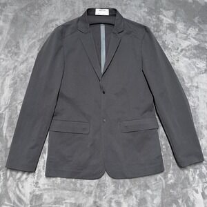 Ministry Blazer Mens Medium Gray 100% Polyester Travel Tech Sport Coat